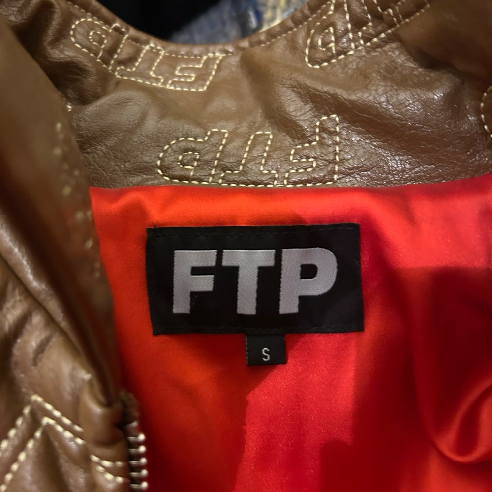 FTP Brown Jacket with Red Lining - image 2